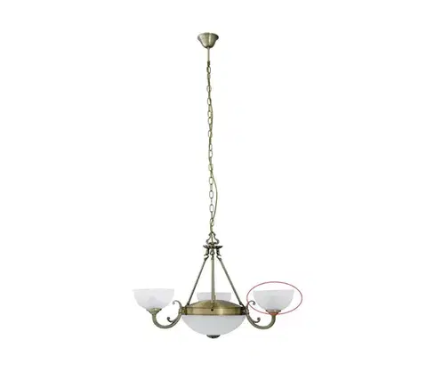 Lampy Rabalux - Náhradné sklo k lustru MARLENE E14 9523