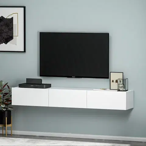 TV stolíky TV stolík Terra - White