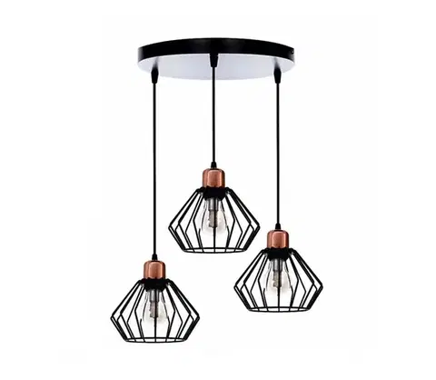 Svietidlá  Luster na lanku PORTO 3xE27/40W/230V 0302