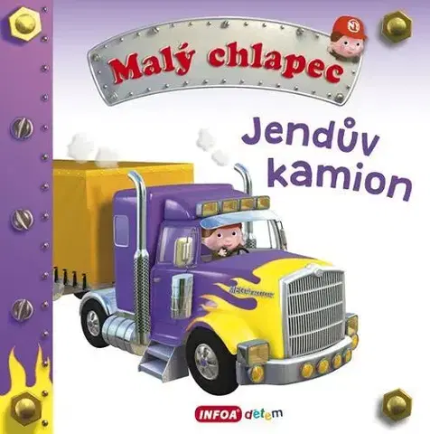 Leporelá, krabičky, puzzle knihy Malý chlapec - Jendův kamion