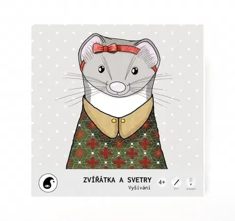 Spoločenské hry pipasik Vyšívanie Zvieratká a svetre (Pipasik)