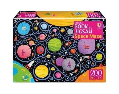 Pre deti a mládež - ostatné Book and Jigsaw Space Maze - Smith Sam,Fermin Solis