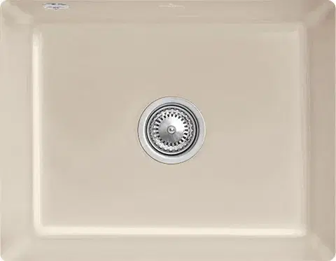 Kuchynské drezy VILLEROY & BOCH VILLEROY & BOCH - Keramický drez Villeroy &amp; Boch podstavný Subway 60 SU, 331001AM, Almond 331001AM