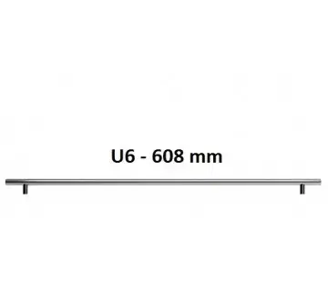 Kuchynské linky ArtExt Úchyt RELING Typ: RELING U6 - 608 mm