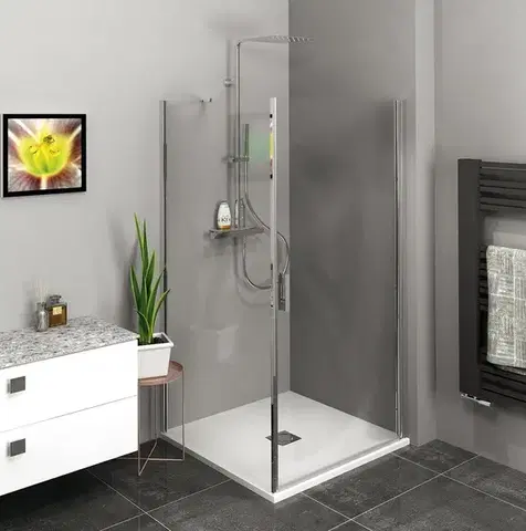 Sprchové dvere POLYSAN - ZOOM štvorcová sprchová zástena 700x700 L/P varianta ZL1270ZL3270