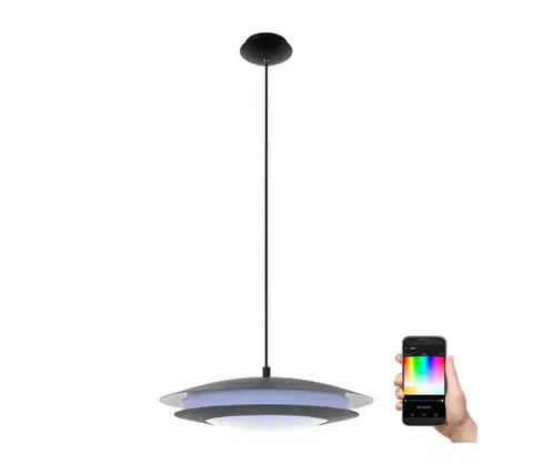 Svietidlá Eglo 96979 - LED RGB Závesné svietidlo MONEVA-C LED/27W/230V 96979