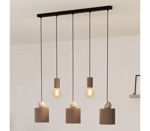Svietidlá Eglo 900346 - Luster na lanku GAZZOLA 5xE27/40W/230V 900346