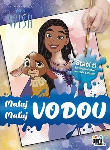 Nalepovačky, vystrihovačky, skladačky Maľuj vodou: Prianie