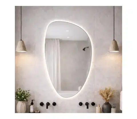 Svietidlá Baltica Design- LED Zrkadlo s podsvietením STONE FLUID LED/15W/230V 4500K 92x55 cm IP65 5904107933108