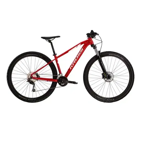 Bicykle Kross Level 3.0 2022 červená/biela 2 - S (16", 165-172 cm)