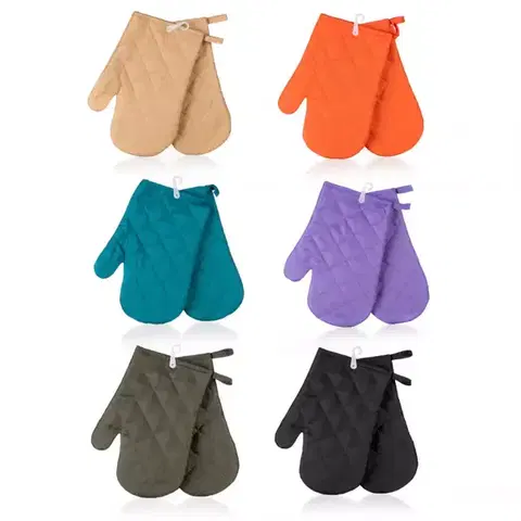Bytový textil Kuchynské rukavice 2 ks Solid