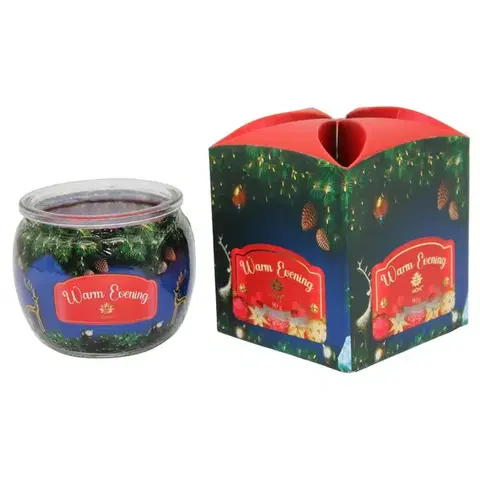 Vianočné dekorácie Arome Vonná sviečka v skle Mulled Wine, 90 g