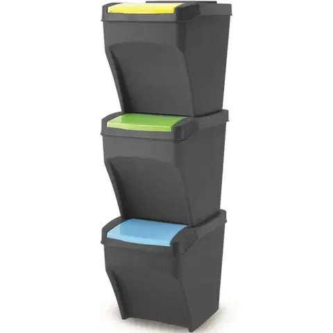 Odpadkové koše Kôš na triedený odpad Recykle BIN 3x 25 l