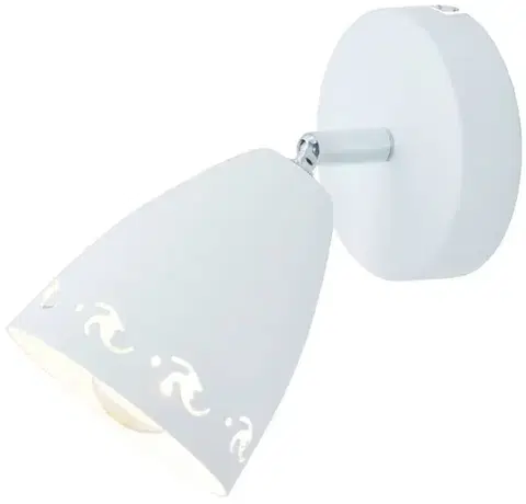 Nástenné svetlá Nástenná lampa coty e14 biela matná