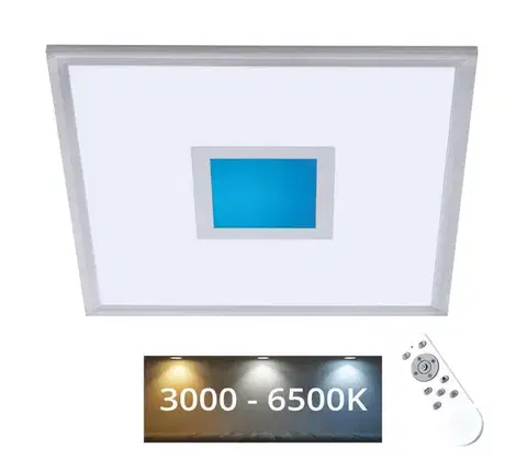 Svietidlá  LED RGBW Stmievateľný panel LED/24W/230V 3000-6500K + diaľkové ovládanie 9A22033