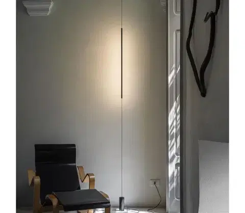 Lampy Ideal Lux - LED Stojacia lampa FILO LED/14W/230V 3000K CRI 90 čierna 301068