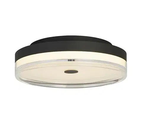 Svietidlá Searchlight 42651-40BK - LED Stropné svietidlo CYPRUS LED/29W/230V pr.40 cm čierna 42651-40BK