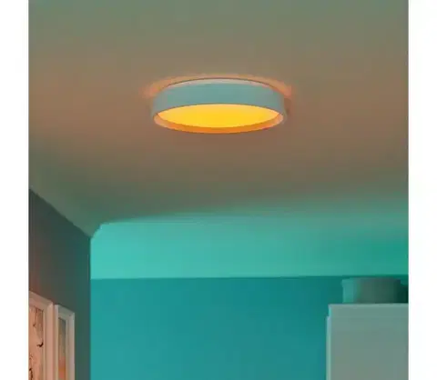 Svietidlá Eglo 300686-LED RGBW stmievateľné stropné svietidlo MASSIGNANO-Z LED/18,5W/230V biela + diaľkový ovládač 300686