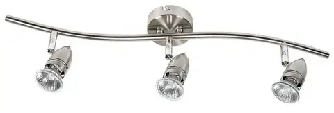 Stropná svetla Stropné svietidlo Flash /3 matný nikel GU10 50 W