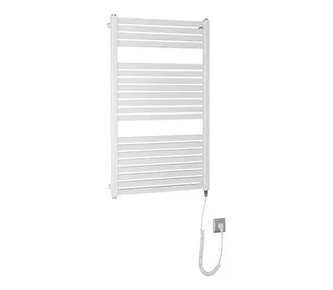 Svietidlá Aqualine - Kúpeľňový elektrický radiátor TONDI-E 400W 97x60 cm biely DE460T