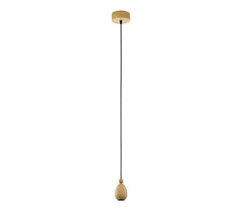 Svietidlá Eglo 32543 - Stropné svietidlo YORTH 1xE27/60W/230V dub 32543