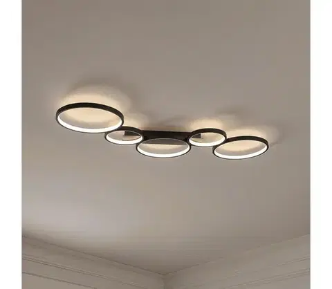 Svietidlá BRILAGI - LED stropné svietidlo ECHO LED/60W/230V 4000K 45x110 cm čierna BRMXX1511