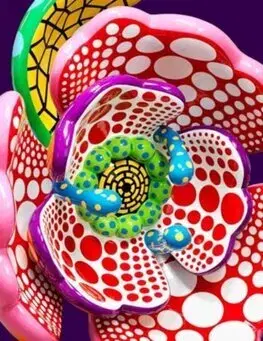 Maliarstvo, grafika Yayoi Kusama: I Spend Each Day Embracing Flowers - Yayoi Kusama