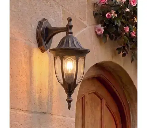 Záhradné lampy Rabalux 8371 - Vonkajšie nástenné svietidlo MILANO 1xE27/60W/230V IP43 8371