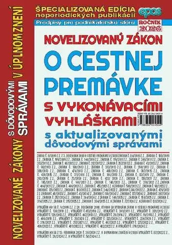 Zákony, zbierky zákonov Novelizovaný zákon o cestnej premávke 14/2026