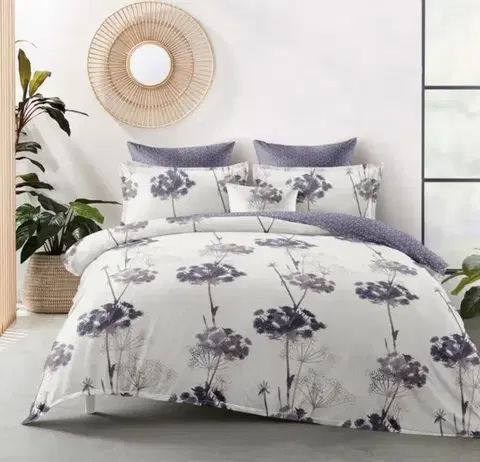 Obliečky 3 dielne Flanelové obliečky polycotton Darina 200x140cm+90x70cm TiaHome