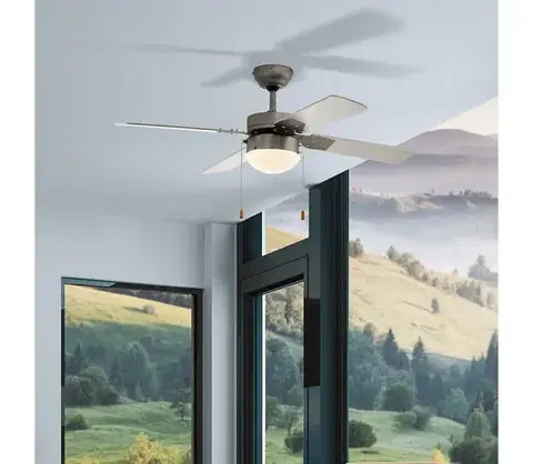 Ventilátory Eglo 35041 - Stropný látor GELSINA 1xE14/60W/230V 35041