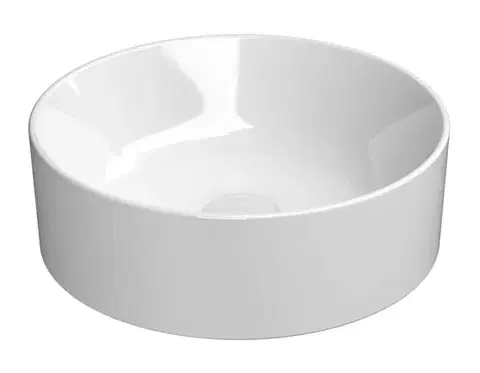 Umývadlá GSI - KUBE X keramické umývadlo na dosku, priemer 40cm, biela ExtraGlaze 942611