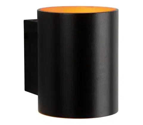 Svietidlá  Nástenné svietidlo SQUALLA TUBA 1xG9/50W/230V čierna/zlatá 006004