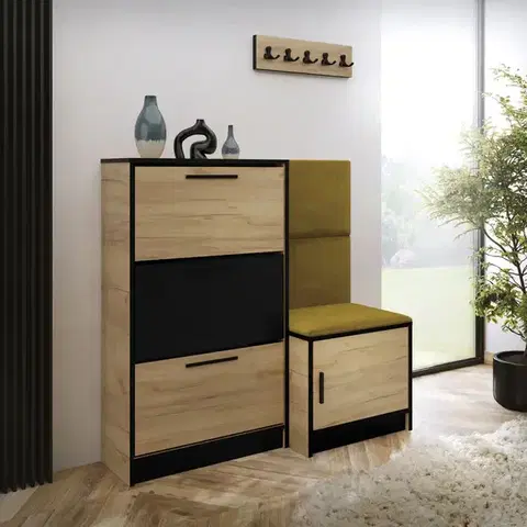Skrinky na topánky Skrinka na topánky Kpl Foli Craft + Žltá (KRONOS 01)