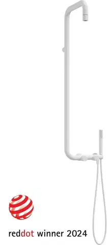 Sprchy a sprchové panely DEANTE - Silia bianco Sprchový stĺp, so sprchovou batériou NQS_A4XM