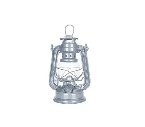 Lampy BRILAGI - Petrolejová lampa LANTERN 19 cm strieborná PSIL19