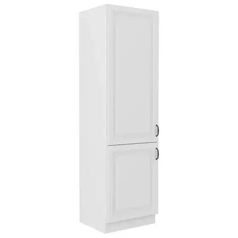 Kuchynské skrinky stojace Kuchynská skrinka STILO biela mat/biela 60dk-210 2f