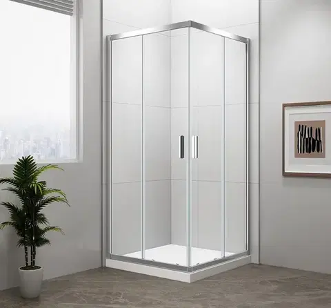 Sprchové dvere POLYSAN - EASY obdĺžniková sprchová zástena 900x800, číre sklo EL5315