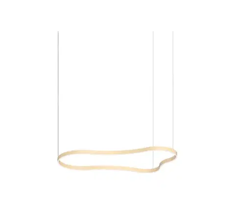 Svietidlá Ideal Lux - LED Luster na lanku WAVES LED/54W/230V CRI 90 mosadz 345284