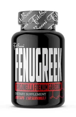 Anabolizéry a NO doplnky Fenugreek - FitBoom 100 kaps.