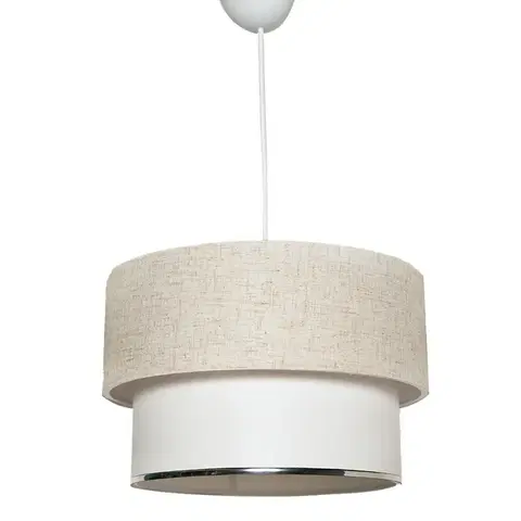 Svietidlá Závesný luster Corbeu - Cream