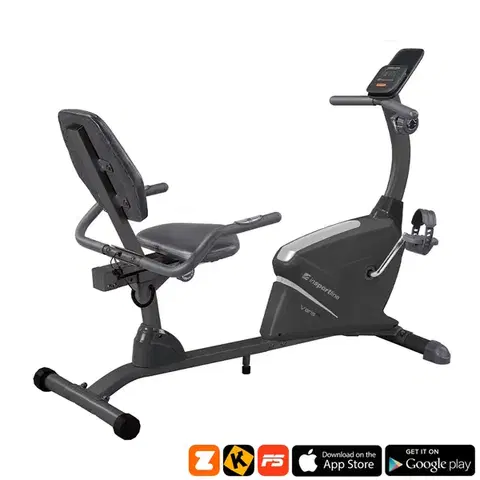 Recumbenty Recumbent inSPORTline Varis čierna