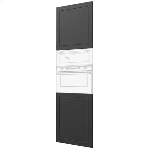 MDF fronty PVC Dvierka Quantum D14RU/2D graphite