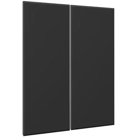Kuchynské skrinky Čelo skrinky Luxeo F16-G80(100) tenký rám black
