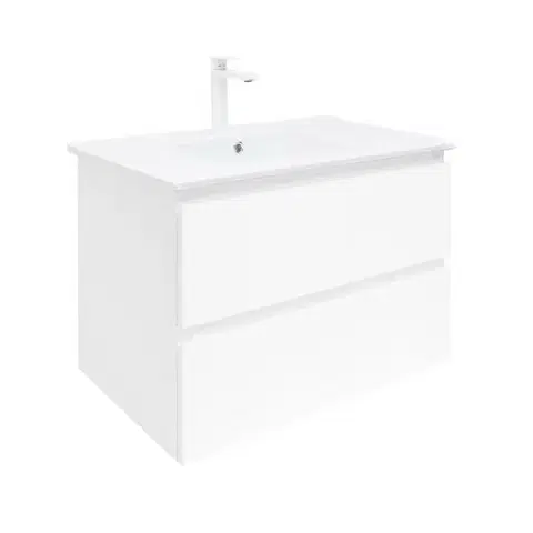Kúpeľňový nábytok Kúpeľňová skrinka s umývadlom SAT B-Way 79x50x45 cm biela lesk BWAY280WU4B2 BWAY280WU4B2