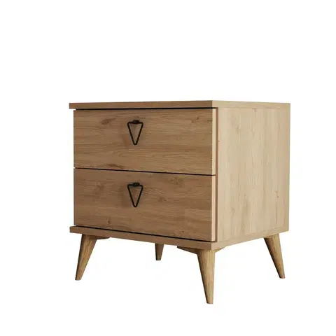 Konferenčné stolíky Nočný stolík Versa-Ce Oak