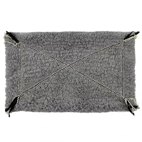 Dekoračné obliečky Obliečka Sherpa 30x50 sivý Merkury Home