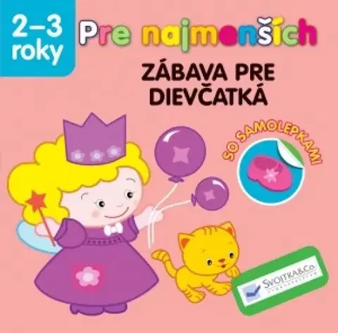 Nalepovačky, vystrihovačky, skladačky Pre najmenších – zábava pre dievčatká