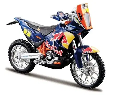 Autíčka a dopravné prostriedky BBurago Bburago Red Bull KTM Factory Racing 450 Rally – mierka 1:18