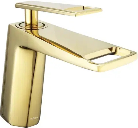 Kúpeľňové batérie MEXEN - Umývadlová batéria Topaz, zlato 73900-50
